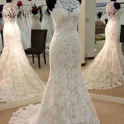 Lace Wedding Dress,dresses For Brides,bridal..