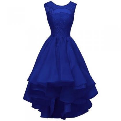H1520 Charming Prom Dress,lace Prom Dress,royal..