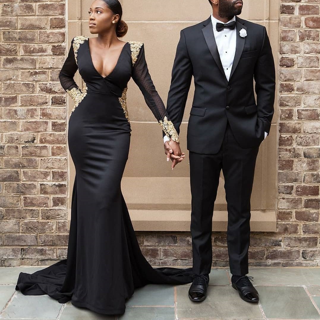 gorgeous black prom dresses