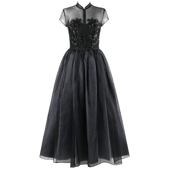 Black High Collar Lace Appliques Homecoming Dresses,elegant A-line Pleated Tulle Homecoming Dresses.ph1529