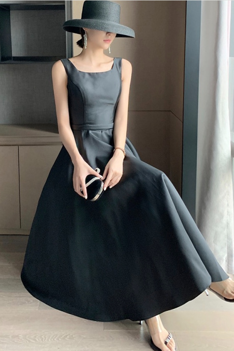 P1591 Black Little Evening Dress Prom Dress